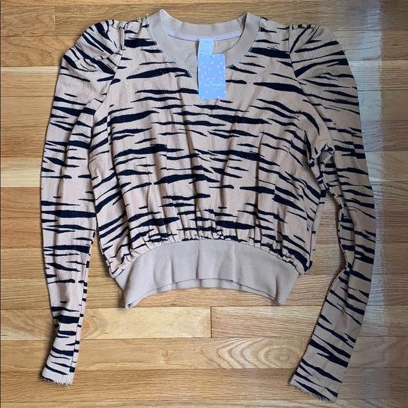 - ๐ Free People Zara Zebra Pullover - Picture 2 of 2